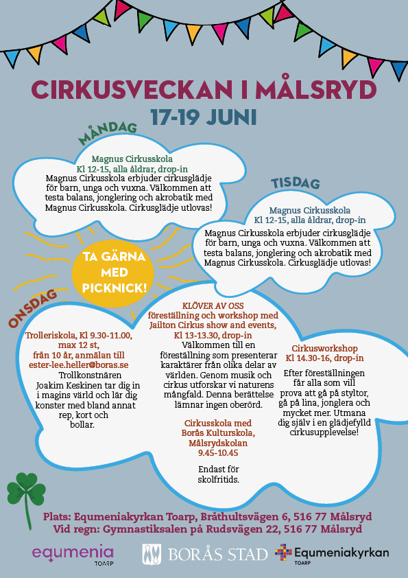 Cirkusskola 17-19 juni